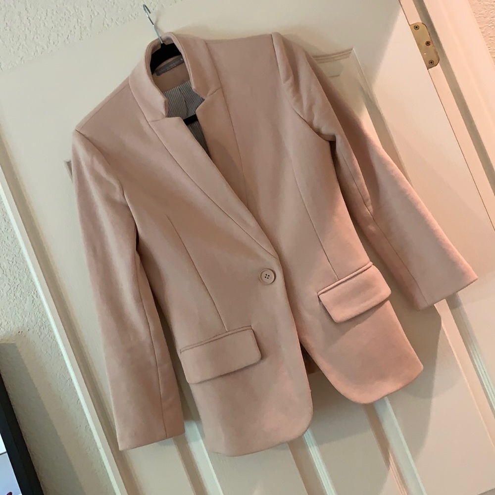 Olivia Moon Soft Pink Blazer - XS runs large